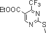 ethyl 2-(methylsulfanyl)-4-(trifluoromethyl)pyrimidine-5-carboxylate